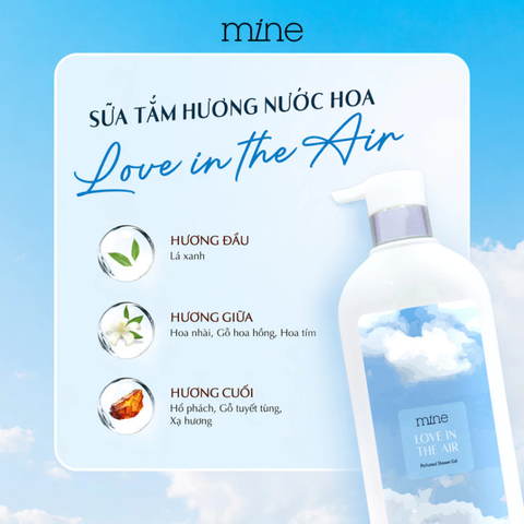 Sữa Tắm Hương Nước Hoa Mine Thơm Quyến Rũ Hỗ Trợ Dưỡng Ẩm Và Dưỡng Sáng Da