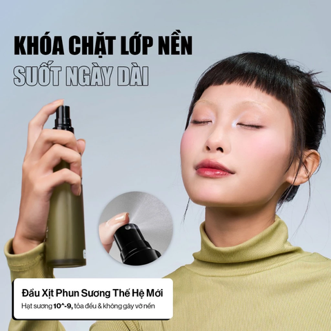 Xịt Khóa Nền Cố Định Glamrr Q Vegan Super Stay Makeup Fixer