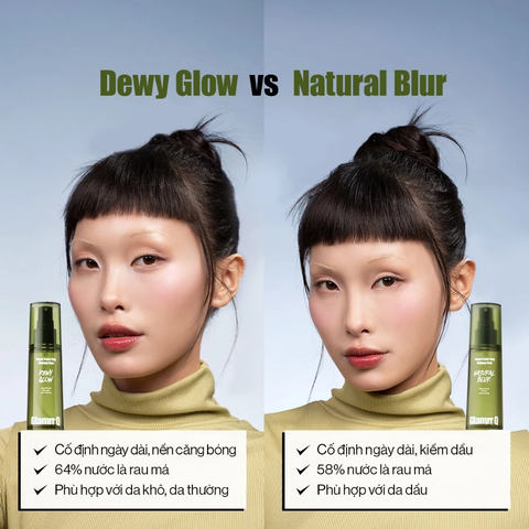 Xịt Khóa Nền Cố Định Glamrr Q Vegan Super Stay Makeup Fixer