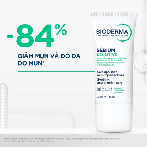Kem Dưỡng Bioderma Sébium Sensitive Cho Da Mụn Nhạy Cảm