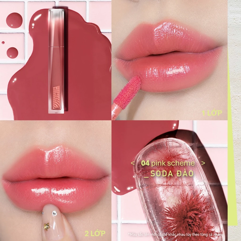 Son Bóng Pha Lê 3CE Misty Lip Bare 4.6g
