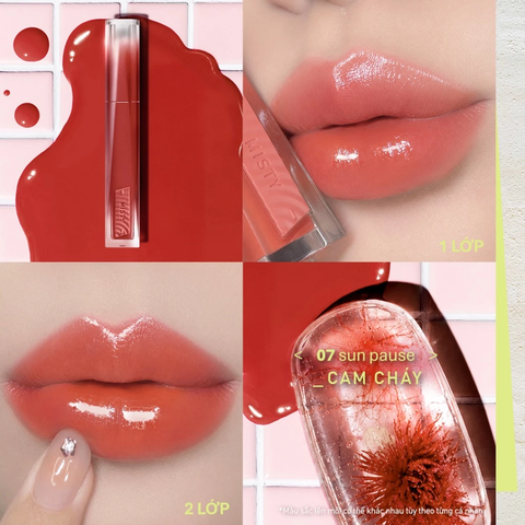 Son Bóng Pha Lê 3CE Misty Lip Bare 4.6g