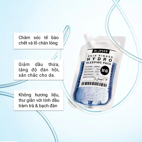 Mặt Nạ Ngủ Làm Dịu Phục Hồi Cho Da Nhạy Cảm Dr.JFace Sleeping Pack 25ml