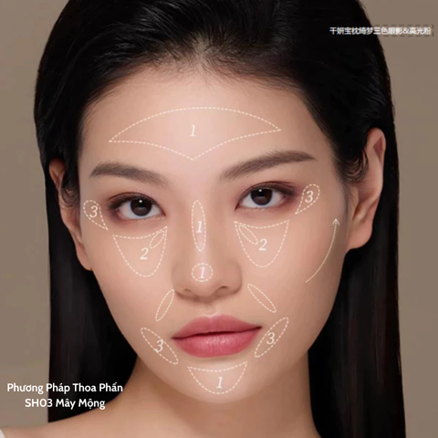 Phấn Bắt Sáng Cheeryep Highlight Chạm Khắc Hiệu Ứng Lì Và Nhũ Căng Bóng Sáng Da Pillow Gem 6g