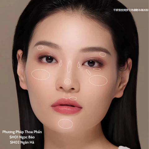 Phấn Bắt Sáng Cheeryep Highlight Chạm Khắc Hiệu Ứng Lì Và Nhũ Căng Bóng Sáng Da Pillow Gem 6g