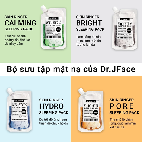 Mặt Nạ Ngủ Làm Dịu Phục Hồi Cho Da Nhạy Cảm Dr.JFace Sleeping Pack 25ml
