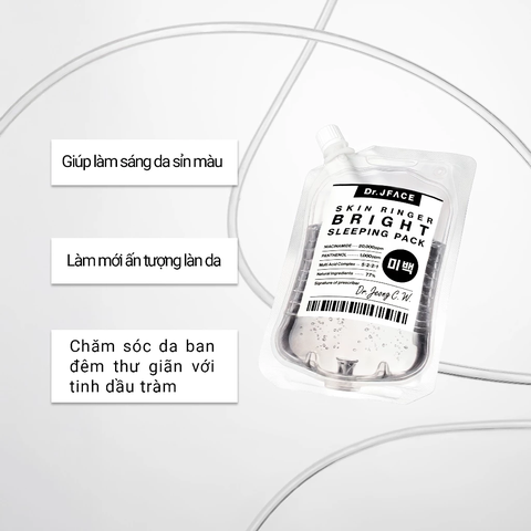 Mặt Nạ Ngủ Làm Dịu Phục Hồi Cho Da Nhạy Cảm Dr.JFace Sleeping Pack 25ml