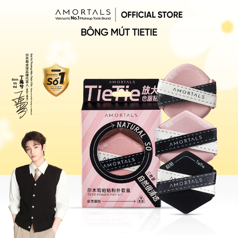 Bông Mút Trang Điểm 2 Mặt Tie Tie Amortals, Tán Nền Nhanh