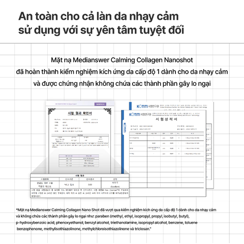 Mặt Nạ Thạch MediAnswer Calming Collagen Mask 37g x 5 Miếng