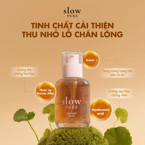 Serum Hỗ Trợ Cải Thiện Thu Nhỏ Lỗ Chân Lông Slowpure Pore Peel Serum 50ml