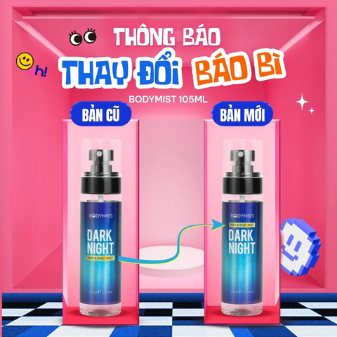 Xịt Thơm Bodymist Unisex Nam Nữ Lưu Hương Lâu 6h 105ml