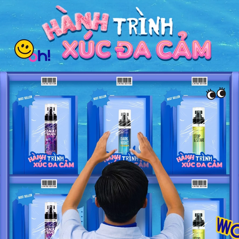 Xịt Thơm Bodymist Unisex Nam Nữ Lưu Hương Lâu 6h 105ml