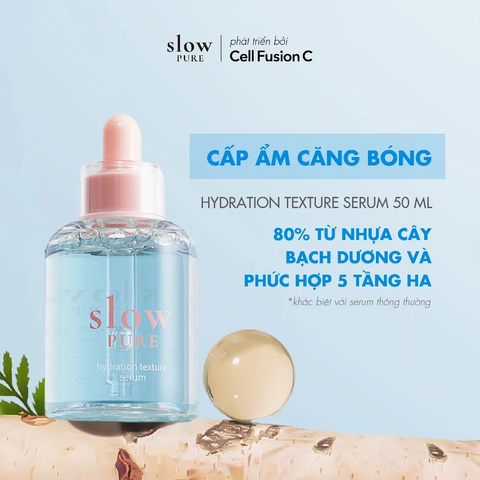 Serum Cấp Ẩm & Chống Lão Hoá Cho Da Khô Slowpure Hydration Texture Serum 50ml