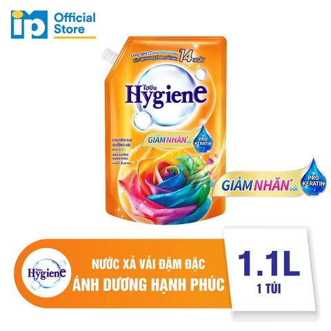 Nước Xả Vải Đậm Đặc Hygiene Giảm Nhăn Hương Ánh Dương