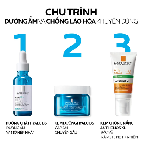 Kem Dưỡng Ẩm Và Mờ Nếp Nhăn La Roche-Posay Hyalu B5 50ml