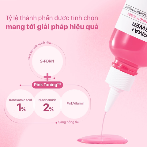 Nước Cân Bằng Dưỡng Sáng Hồng Da CNP Derma Answer Pink Toning Toner 200ml