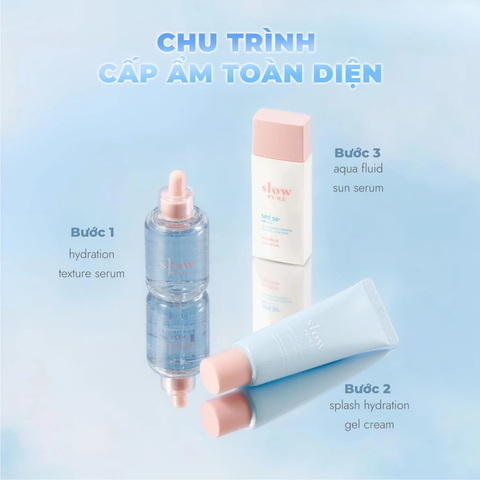 Serum Cấp Ẩm & Chống Lão Hoá Cho Da Khô Slowpure Hydration Texture Serum 50ml