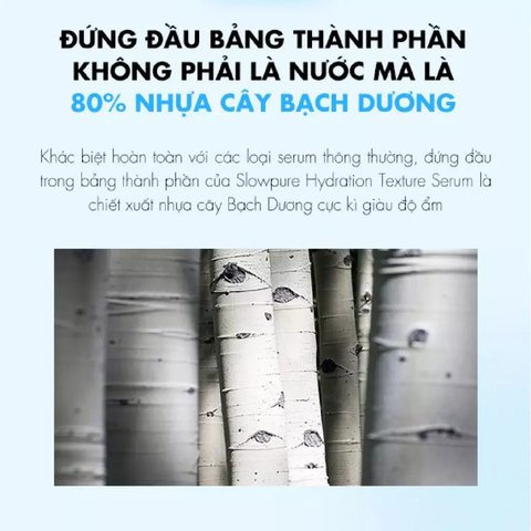 Serum Cấp Ẩm & Chống Lão Hoá Cho Da Khô Slowpure Hydration Texture Serum 50ml