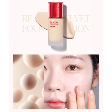 Kem Nền Che Phủ Bền Màu Espoir Be Velvet Foundation 2025 SPF22 PA++ 30g