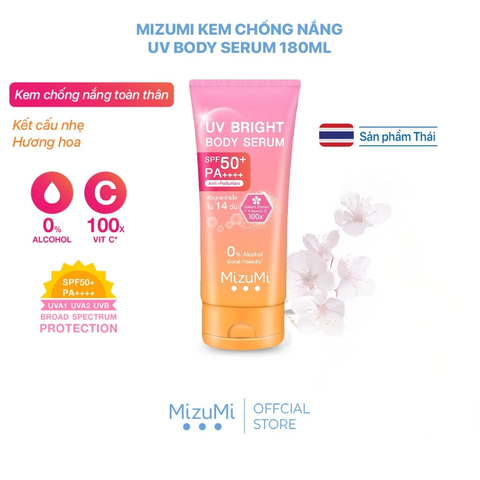 Kem Chống Nắng MizuMi UV Body Serum 180ml