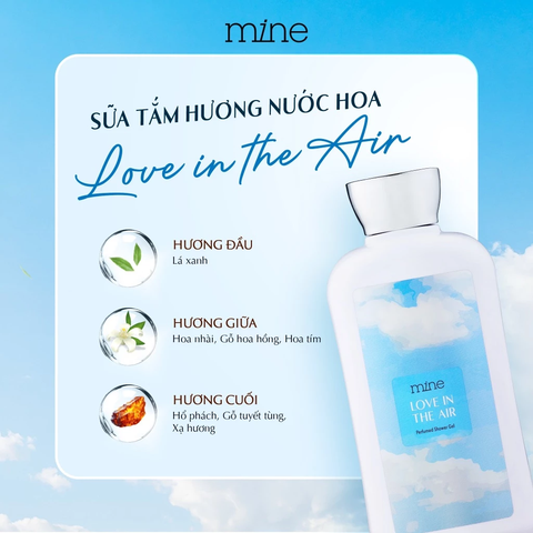 Sữa Tắm Hương Nước Hoa Mine Thơm Quyến Rũ Hỗ Trợ Dưỡng Ẩm Và Dưỡng Sáng Da