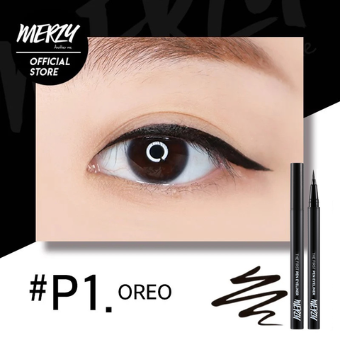 Bút Kẻ Mắt Nước Chống Trôi Merzy The First Pen Eyeliner 0.5g