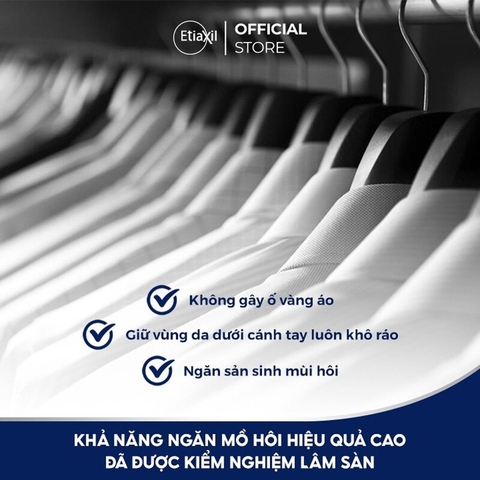 Xịt Khử Mùi EtiaXil Dạng Phun Sương 48H Màu Xanh 150ml