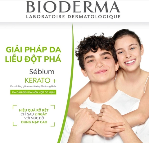 Kem Dưỡng Bioderma Kerato+ Giảm Mụn & Thâm Mụn