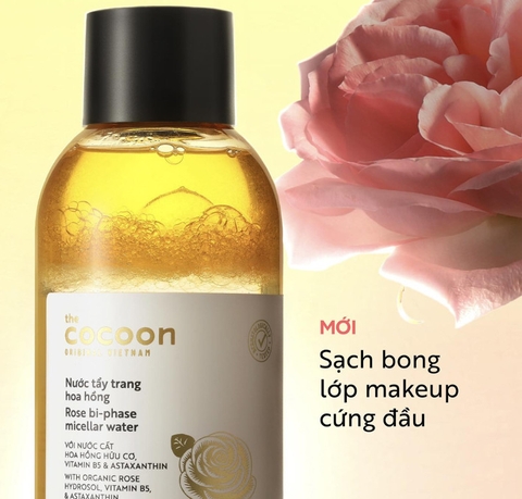 Nước Tẩy Trang Cocoon Hoa Hồng Cấp Ẩm Da 310ml