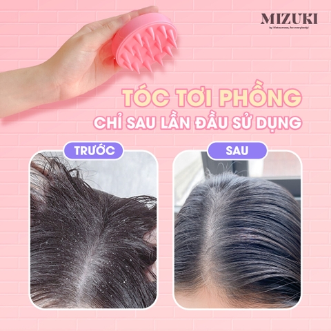 Lược Massage Đầu Mizuki