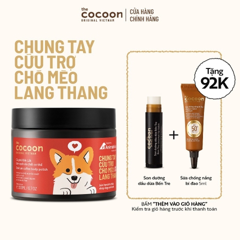 Tẩy Tế Bào Da Cơ Thể Cocoon Đắk Lắk Coffee Body Polish - Bản Giới Hạn (Giao Mẫu Ngẫu Nhiên)