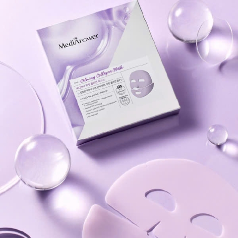 Mặt Nạ Thạch MediAnswer Calming Collagen Mask 37g x 5 Miếng