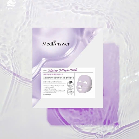 Mặt Nạ Thạch MediAnswer Calming Collagen Mask 37g x 5 Miếng