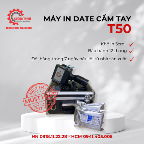 Máy in phun cầm tay T50 - Khổ in 5cm