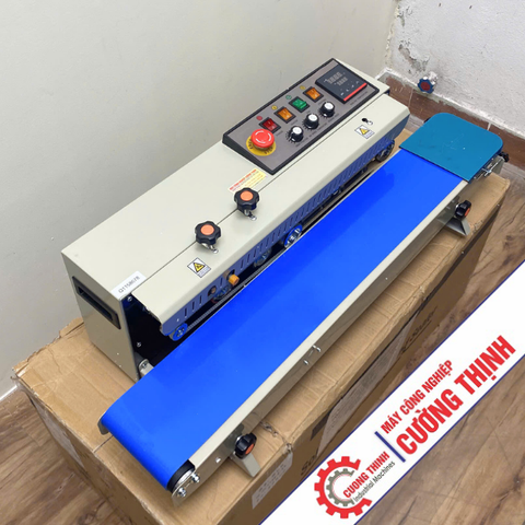 Máy hàn miệng túi liên tục, model FR-1000