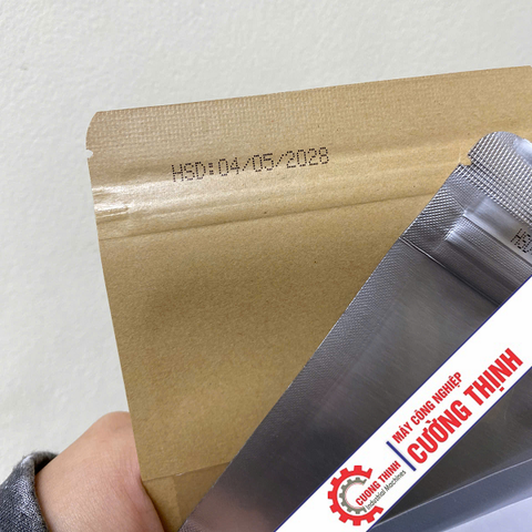 Máy hàn miệng túi liên tục kết hợp in date