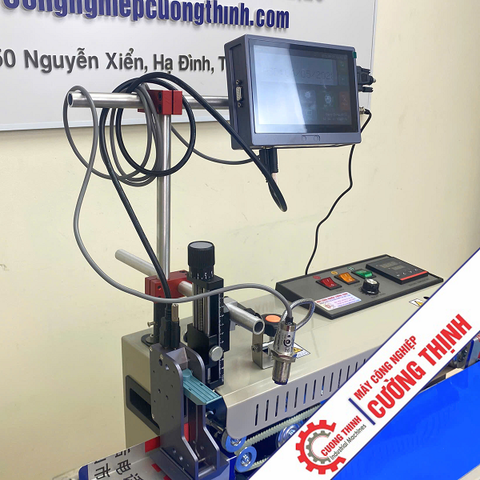 Máy hàn miệng túi liên tục kết hợp in date