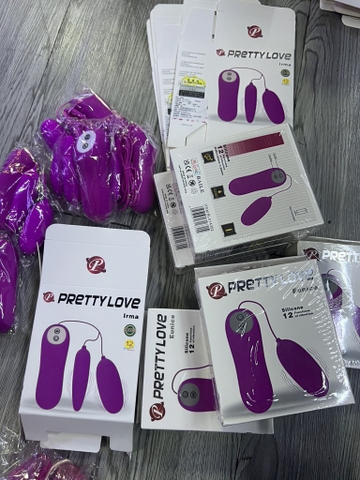 Trứng rung prettylove dây 2 trứng