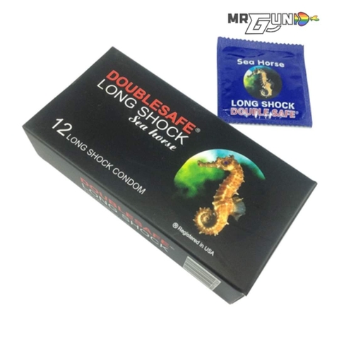 Bao cao su Cá Ngựa - Kéo dài thời gian - Hộp 12 cái