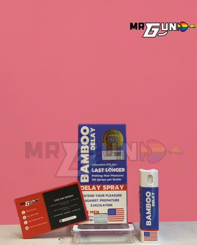 Chai xịt Bamboo delay USA