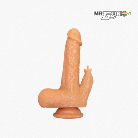 Dương vật đóng có nhánh remot Trắng - Dg