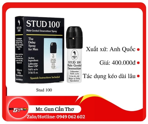 Chai xịt Stud 100 - Kéo dài thời gian -