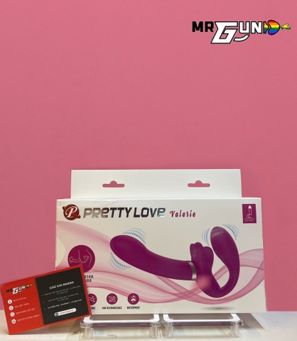 Dương vật 2 đầu rung PrettyLove Valeri