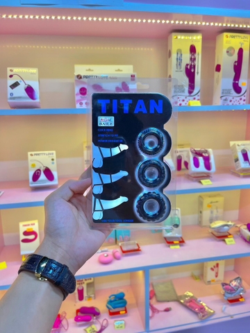 vòng đeo dương vật titan (bánh xe) - DG