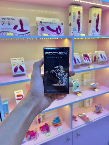 Bao cao su Rocmen Đen - Kéo dài quan hệ - Hộp 12 cái