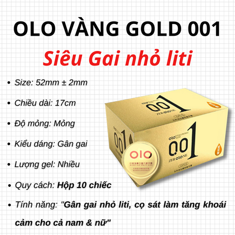 OLO VÀNG GAI 001 HỘP 10C