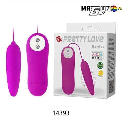 trứng rung pretylove dây - pin 1 trứng