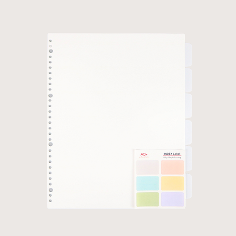 Bìa Phân Trang, Giấy Dán Phân Trang