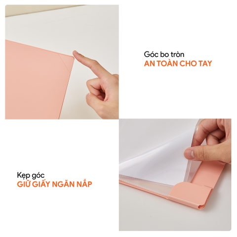 Bìa Lá Trình Ký Smart A4 WD664