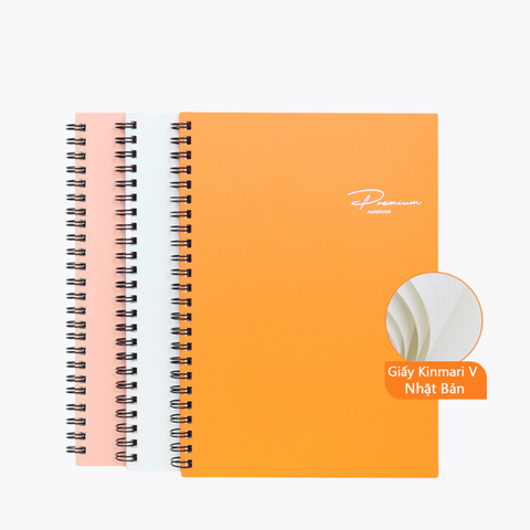 Sổ Tay A5 Bìa Nhựa Gáy Lò Xo AN675